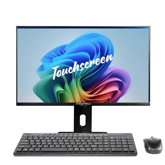 Imagem de All In One 24 Touch Screen Intel Core i5 8GB SSD 240 Windows 10 Pro - Megaview