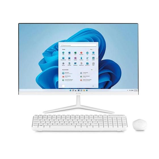 Imagem de All In One Ultra Windows 11 Home Intel Celeron 4Gb 120Gb SSD 23,8 FullHD Branco Ub830