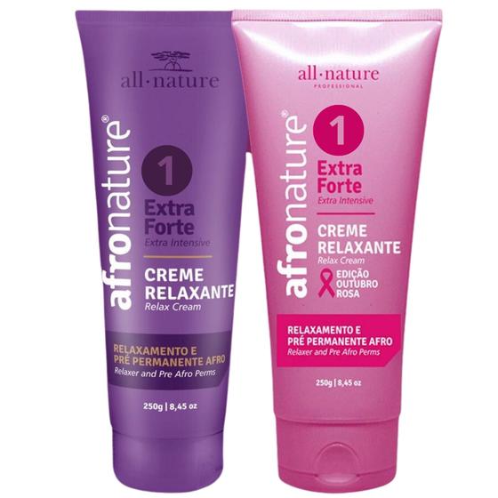 Imagem de All Nature Creme Relaxante Capilar Afro Nature Amônia Extra Forte Nº1