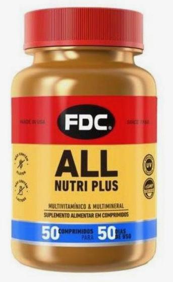 Imagem de All Nutri Plus Fdc Vitaminas Multivitamínico 50 Comprimidos