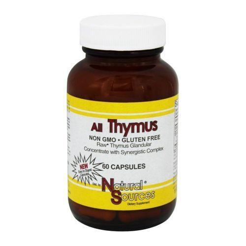 Imagem de All Thymus 60 cápsulas da Natural Sources (pacote com 4)