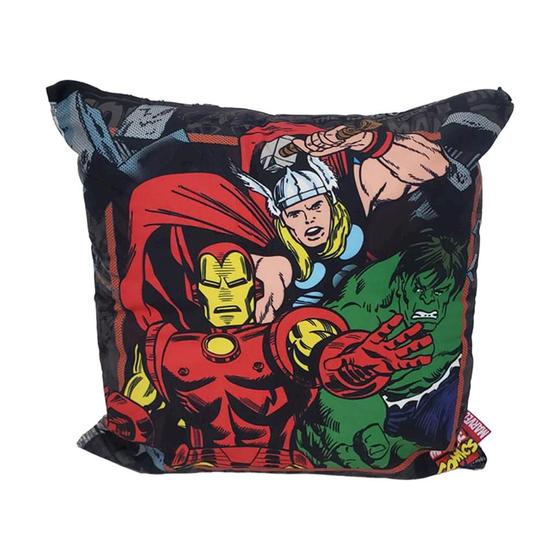 Imagem de Almofada 40cm Marvel Decorativa Heróis Quadrinhos Oficial