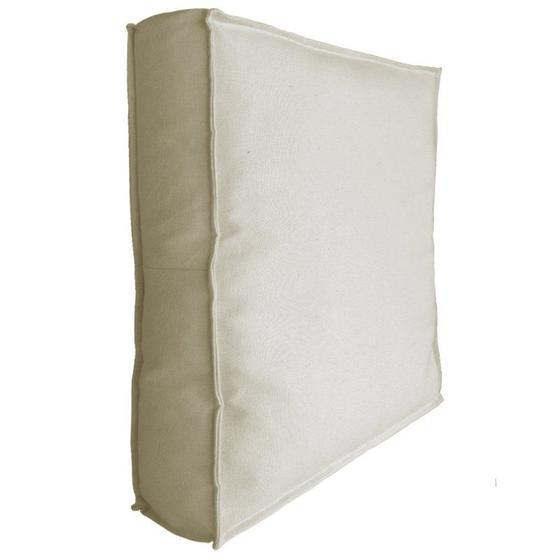 Almofada Algodão Futton Zabuton 42x42cm - Natural
