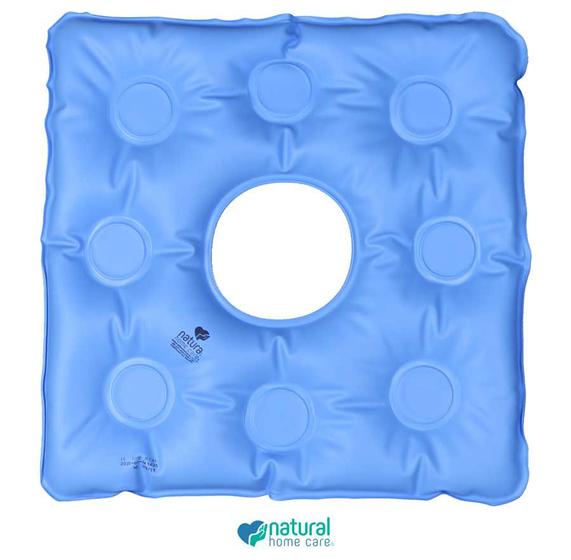 Imagem de Almofada Assento Gel Ortopédica Terapêutica Quadrada Com Orifício