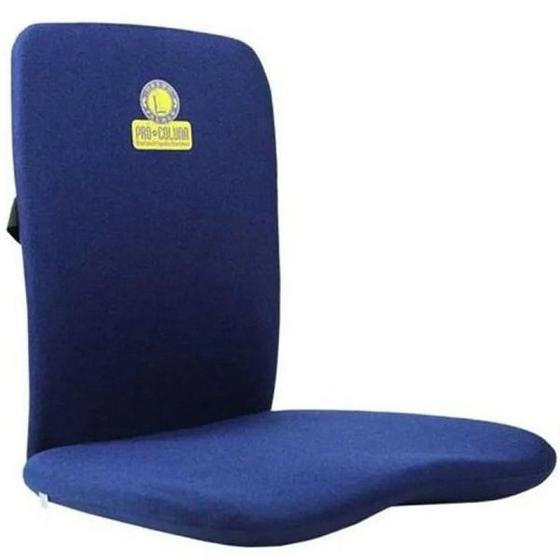 Imagem de Almofada Assento Ortopédico com Encosto Anatômico PRÓ Coluna ORTHO Pauher