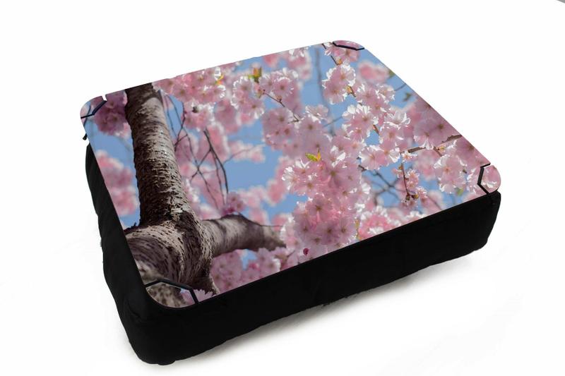 Imagem de Almofada Bandeja para Notebook Laptop Coleção Estampas Flores Floral