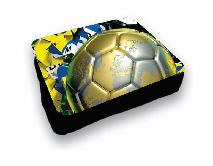 Imagem de Almofada Bandeja para Notebook Laptop Personalizado Bola Futebol Brasil