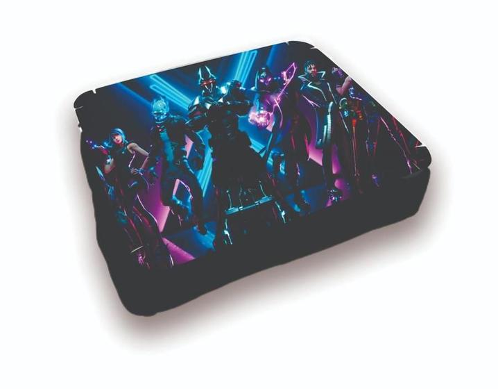 Imagem de Almofada Bandeja para Notebook Laptop Personalizado Fortnite Neon