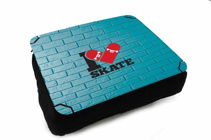 Imagem de Almofada Bandeja para Notebook Laptop Skate Eu Amo Skate