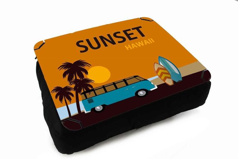 Imagem de Almofada Bandeja para Notebook Laptop Surf Sunset