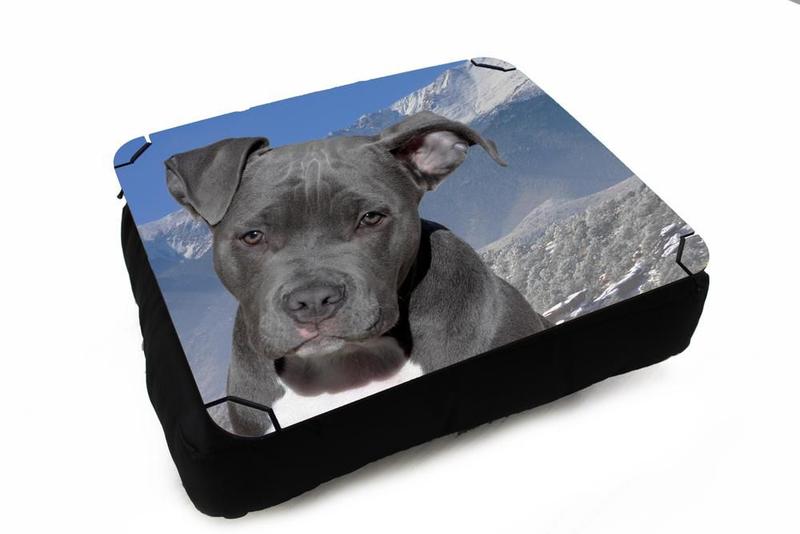 Imagem de Almofada Bandeja para Notebook Laptop use Sala Quarto Personalizado Pit Bull