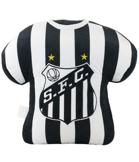 Imagem de Almofada Camisa time 40x17x45cm Santos