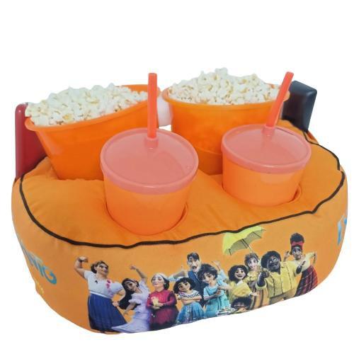 Imagem de Almofada Com 2 Baldes Porta Pipoca Encanto