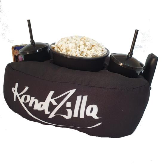 Imagem de Almofada Com Bolso Porta Pipoca Balde + Copos KondZilla