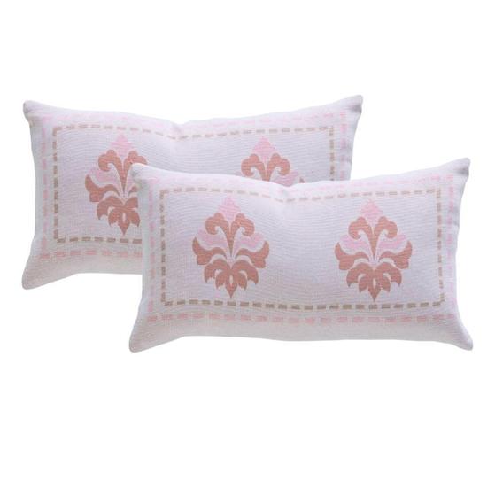 Imagem de Almofada Com Enchimento Turin Retangular Arabesco Rose