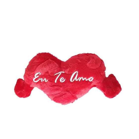 Imagem de Almofada Coração - Eu te Amo - Modelo 2 - GG - 1 unidade - Fizzy - Rizzo