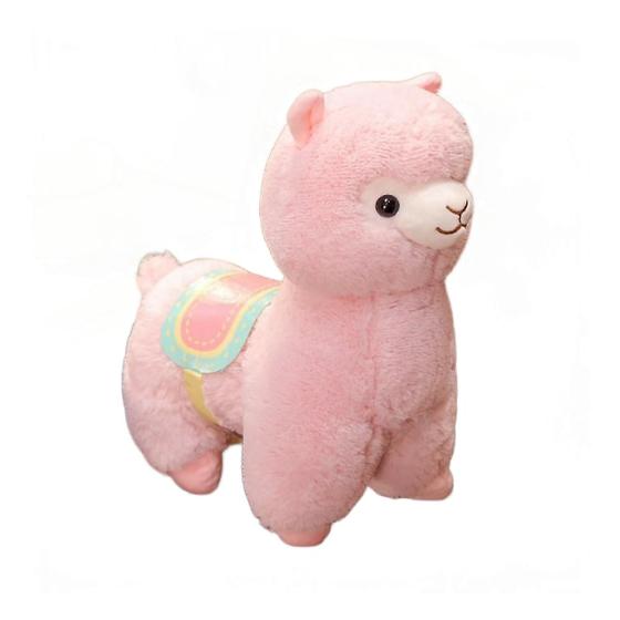 Imagem de Almofada de abraço de pelúcia Lhama Wokex Plushie Hug 50 cm rosa