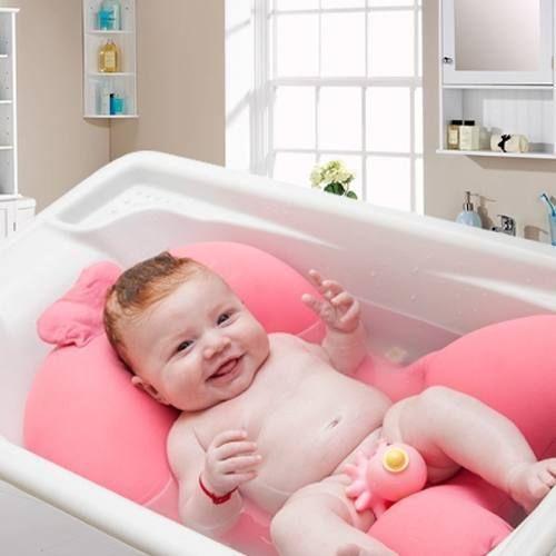 Almofada De Banho Banheira Para Bebê - Rosa - Baby Pi Menor preço em Almofada De Banho Banheira Para Bebê - Rosa - Baby Pi