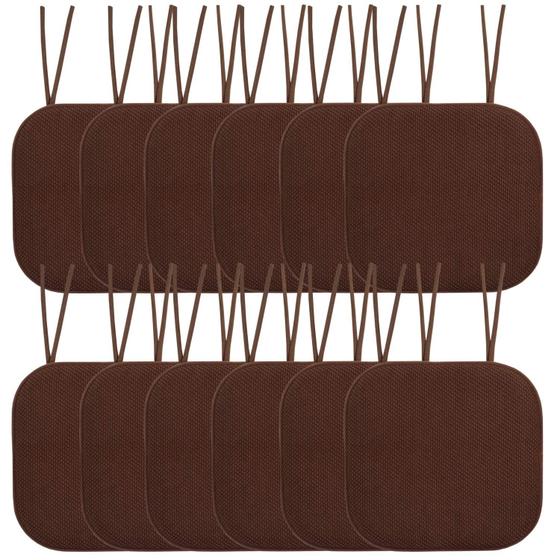 Imagem de Almofada de Cadeira Sweet Home Collection - Espuma com Memória - Pacote com 12