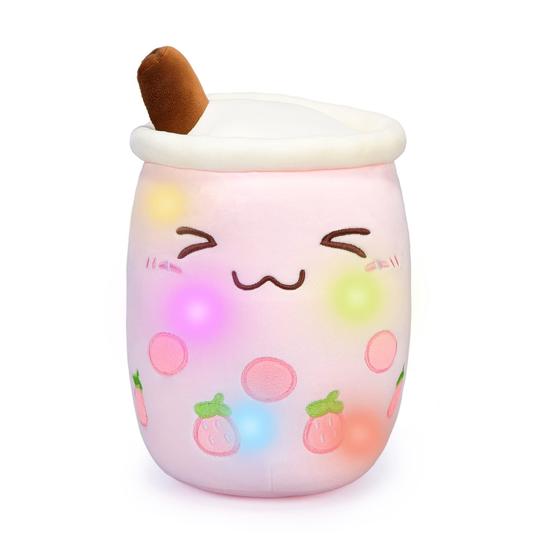 Imagem de Almofada de Chá Plush Bubble AIXINI com Luzes Noturnas de LED