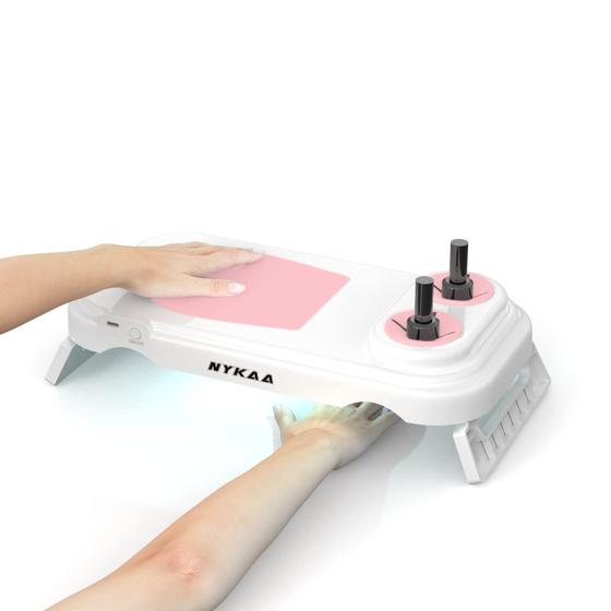 Imagem de Almofada de Descanso de Braço para Unhas com Secador LED UV 48W