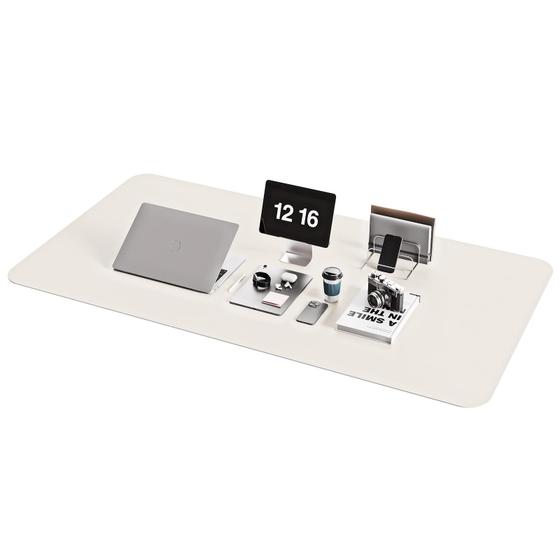 Imagem de Almofada de mesa Ysagi impermeável em couro de PVC 120 x 60 cm cinza damasco