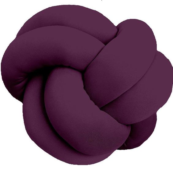 Imagem de Almofada de nó Escandinavo Roxo