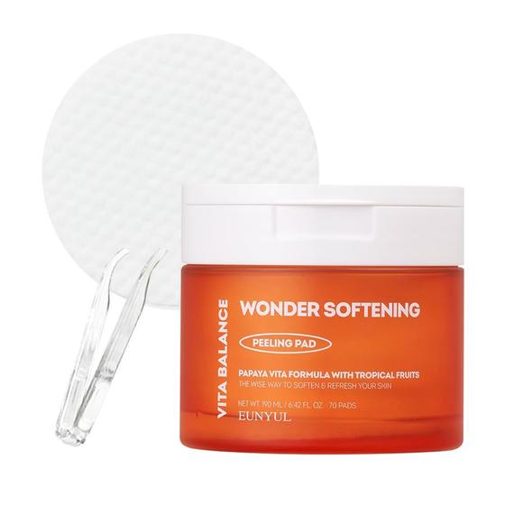 Imagem de Almofada de Peeling EUNYUL Vita Balance Wonder 200ml - com PHA, LHA e Cica