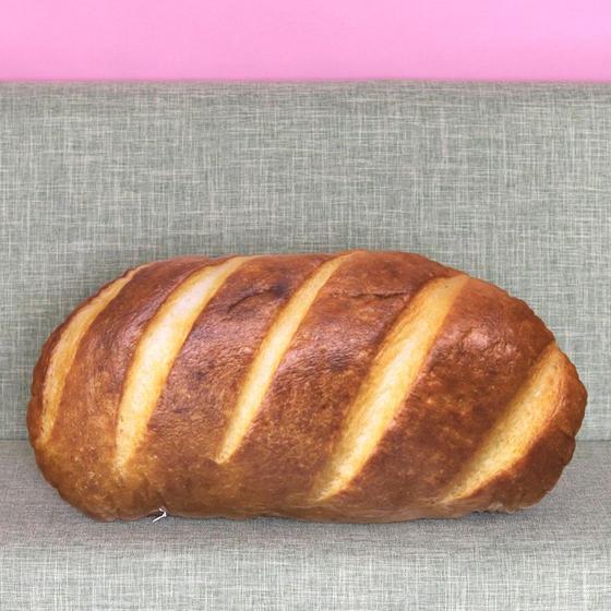 Imagem de Almofada de pelúcia Wokex Real Life Bread Design 80 cm