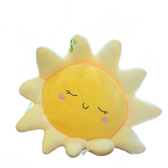 Imagem de Almofada de pelúcia Wokex Sky Series Cloud Sun Cartoon 45 cm amarela