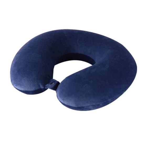 Imagem de Almofada de pescoço travesseiro anatômico de viagem cervical confortável