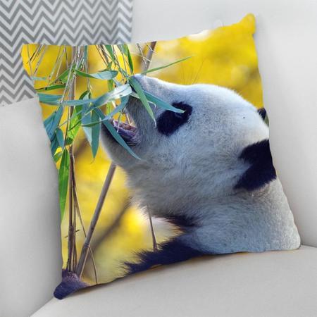 Imagem de Almofada Decorativa Cheia c/ Zíper 25x25cm, Panda