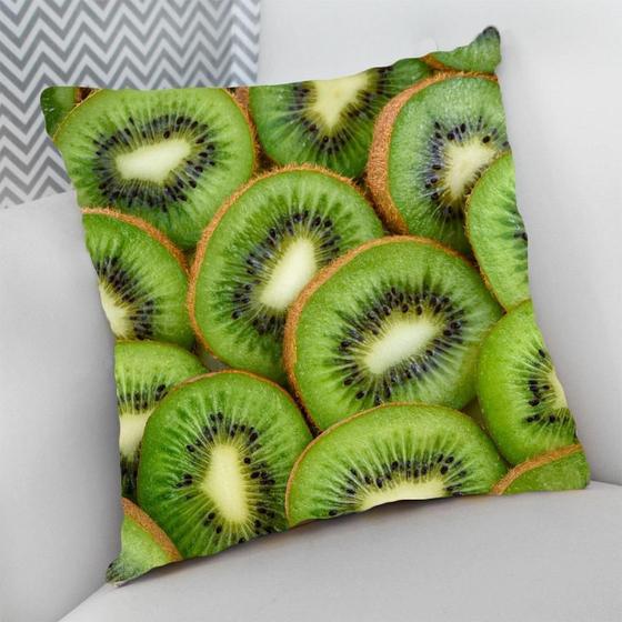 Imagem de Almofada Decorativa Cheia c/ Zíper 40x40 Coleção Estampas Frutas