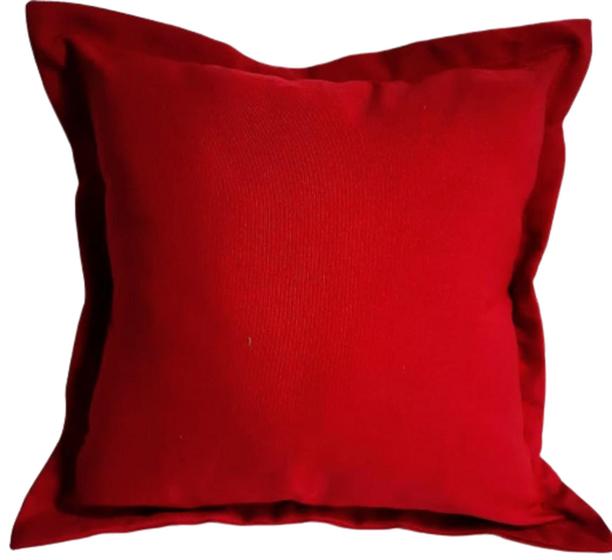 Imagem de Almofada Decorativa com Refil/Tecido Liso Vermelho Pantone