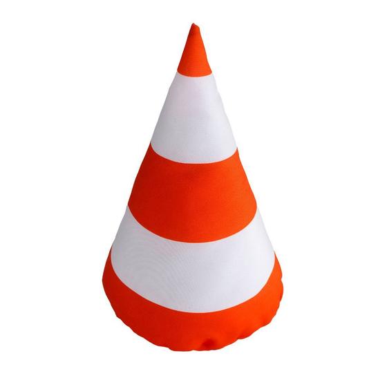 Imagem de Almofada Decorativa Divertida Cone De Trânsito Pista Carros