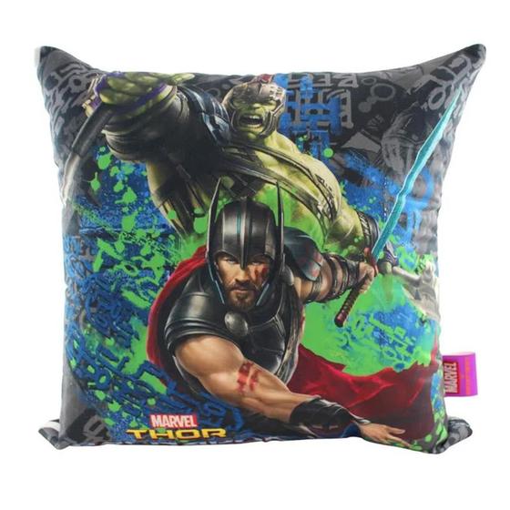 Imagem de Almofada Decorativa Geek Marvel 40cm Thor Ragnarok Oficial