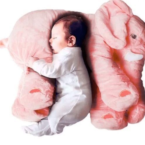 Almofada Elefante Pelúcia 60cm Rosa Buba Menor preço em Almofada Elefante Pelúcia 60cm Rosa Buba