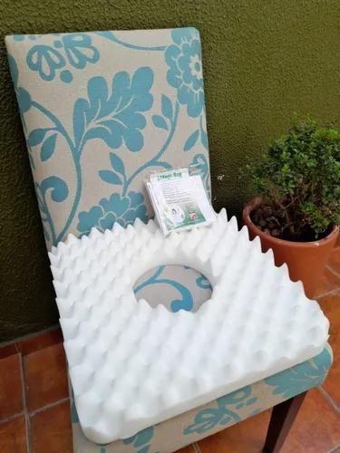 Imagem de Almofada em Espuma quadrada -mod. Caixa de Ovo com  Orifício Removível - Mais Capa Protetora