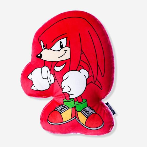 Imagem de Almofada Fibra Formato Knuckles Play to Win Sonic Oficial