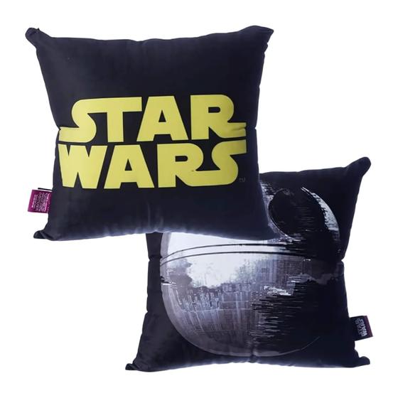 Imagem de Almofada Fibra Veludo 40x40cm Star Wars Zona Criativa - 10065003