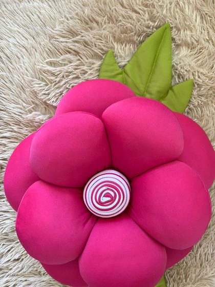 Imagem de Almofada Flor de Silicone Colorida Pink