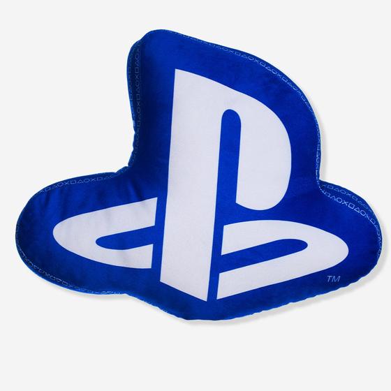 Imagem de Almofada Formato Logo Playstation  Ps5  Videogame