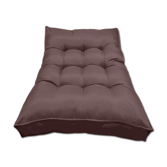 Imagem de Almofada Futon Alto Oxford 120X80 Gigante Qualidade Marrom