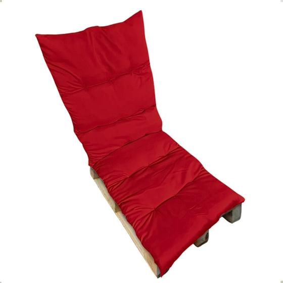 Imagem de Almofada Futon Cadeira Colchonete Futto Sofá Pallet Grande Espreguiçadeira