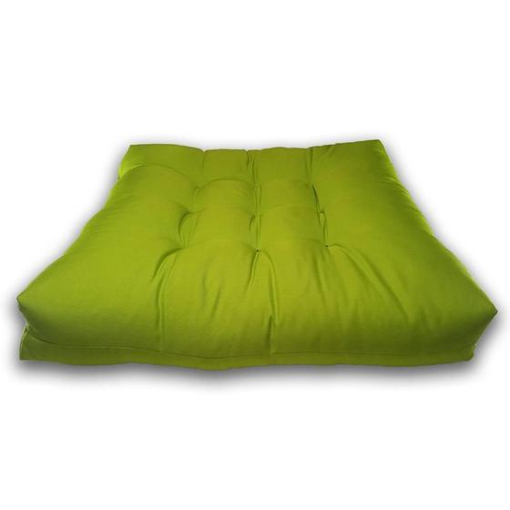 Imagem de Almofada Futon Cadeiras Bancos Áreas 60X60 Cm Verde Pistache