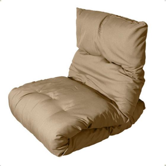 Almofada Futton Grande Colchonete Futon para Pallet Sofá Cadeira Espreguiçadeira Macio e Decorativo - Casas Valência