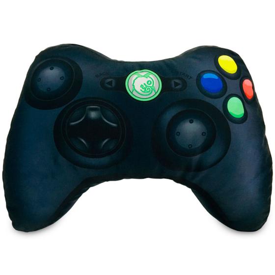 Almofada Gamer Controle de Video Game Joystick Xpillowbox 360 Preta Menor preço em Almofada Gamer Controle de Video Game Joystick Xpillowbox 360 Preta