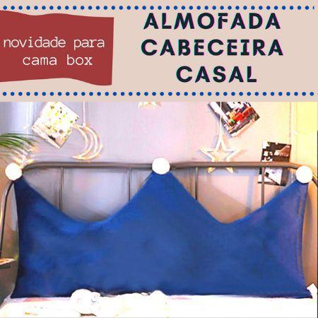 Imagem de Almofada Grande para Cama Cabeceira Box Baú Casal Pallets Leitura Encosto Lombar Repouso Capa Lavável Zíper Vinho