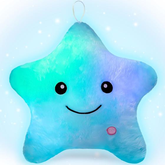 Imagem de Almofada infantil de pelúcia Sensory Toy Subao Twinkle Star Light Up