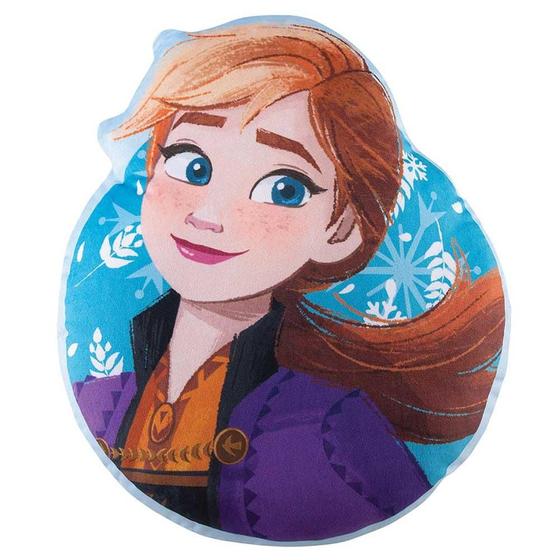 Imagem de Almofada Infantil Transfer Frozen Anna 34 cm x 40 cm Lepper